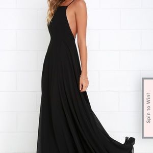 Lulu’s Mythical Kind of Love Black Maxi- S (EUC)